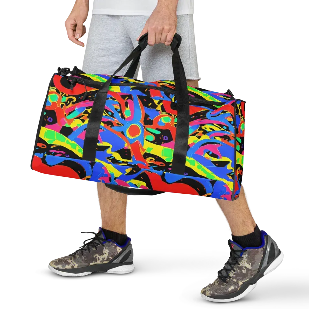 Orbit Opus on Duffle Bag — Front