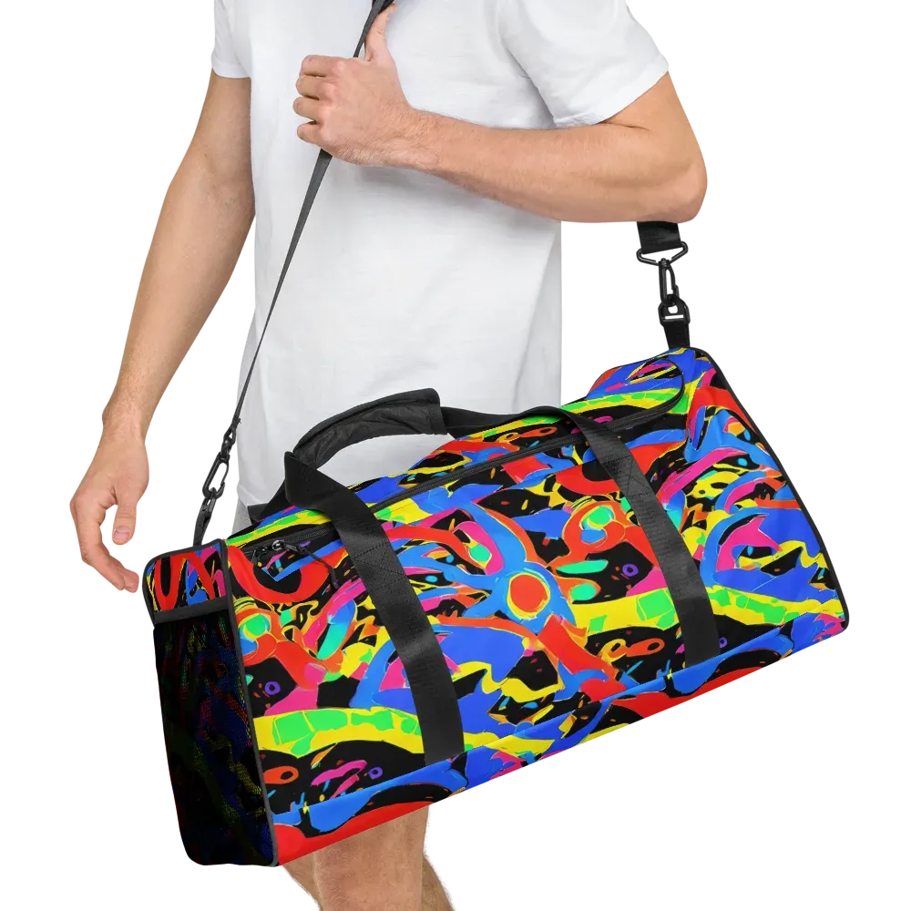 Orbit Opus on Duffle Bag — Right Front