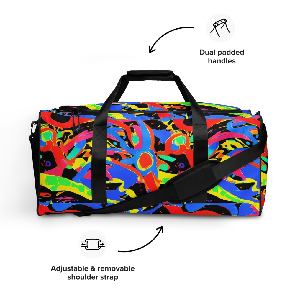 Orbit Opus on Duffle Bag — Front
