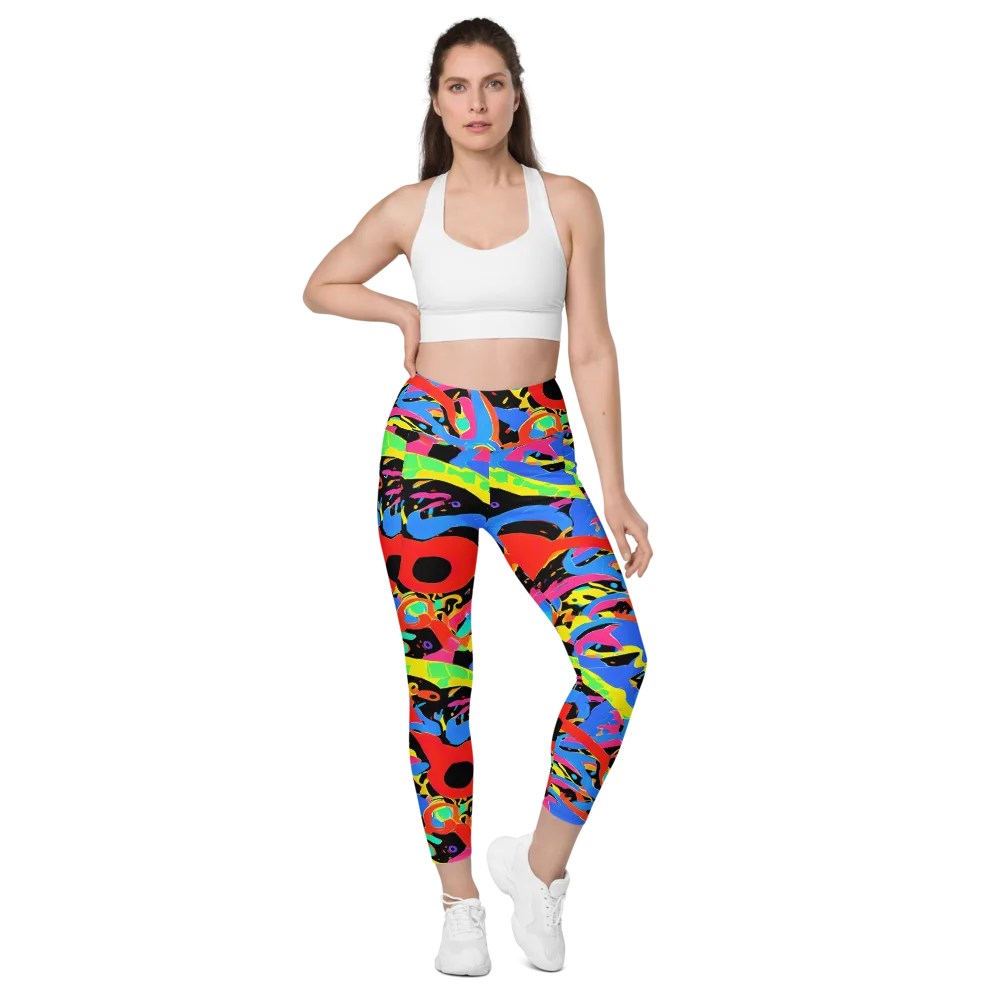 Orbit Opus on Leggings with Pockets — Front