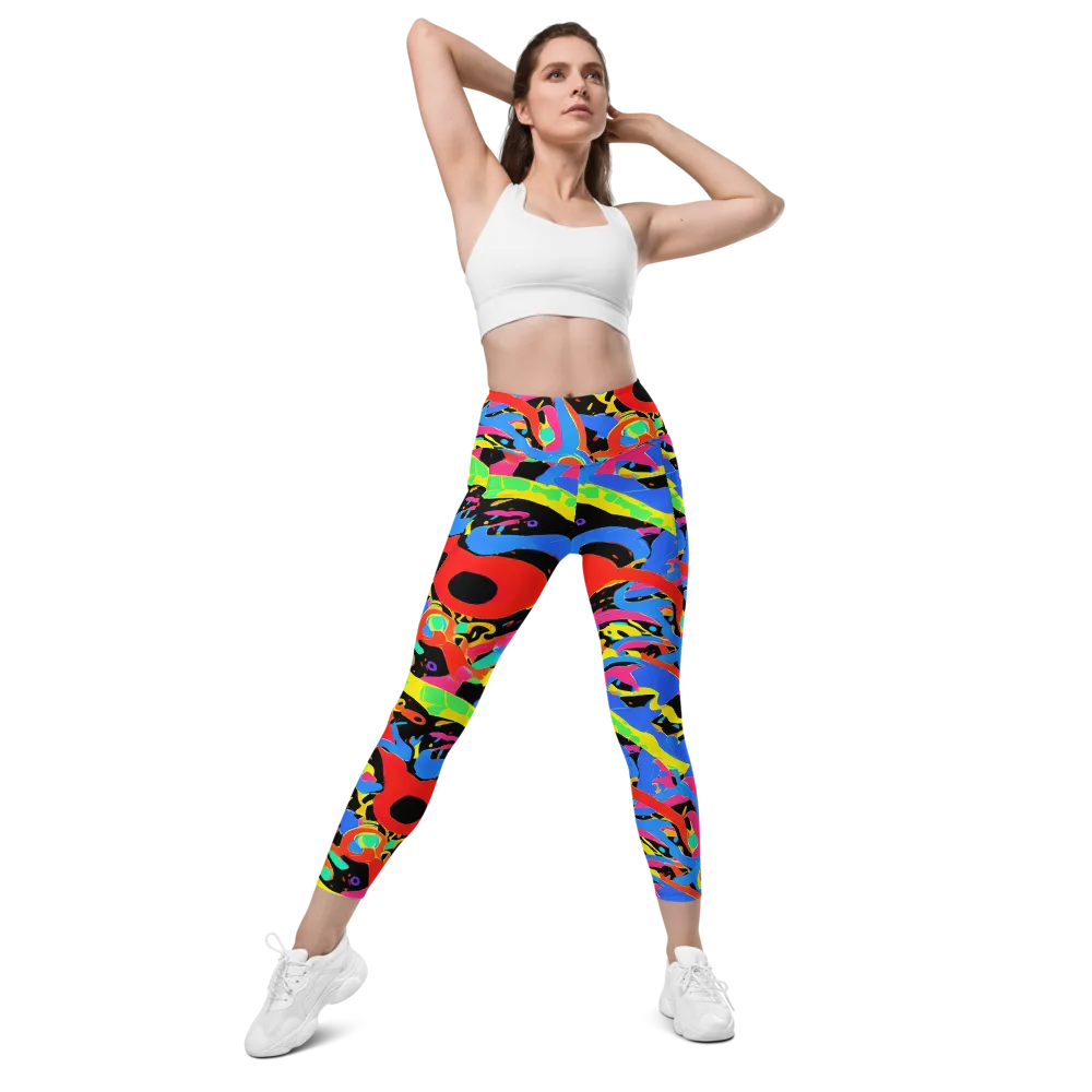 Orbit Opus on Leggings with Pockets — Front