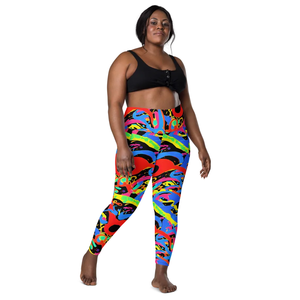 Orbit Opus on Leggings with Pockets — Front