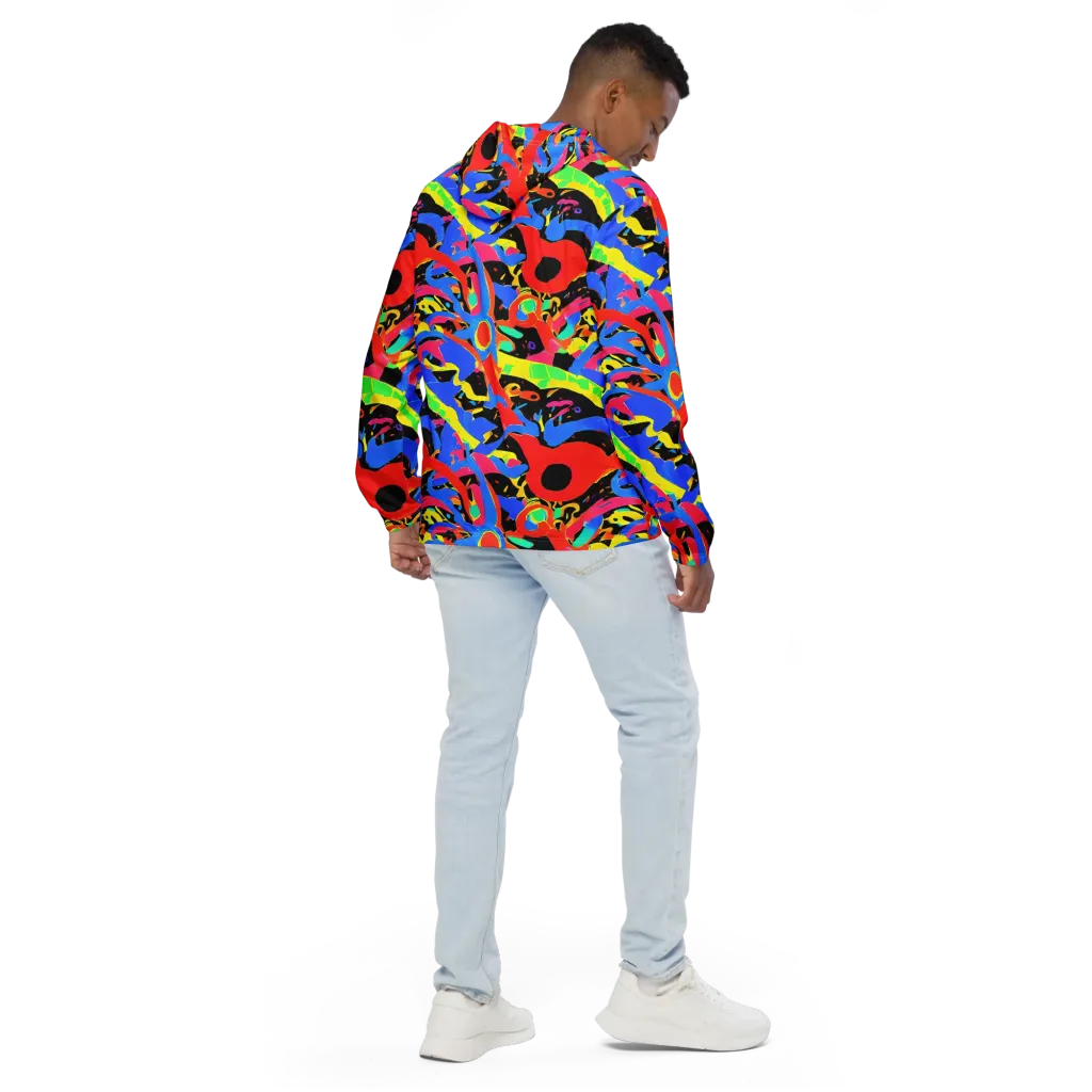 Orbit Opus on Men's Windbreaker — Back