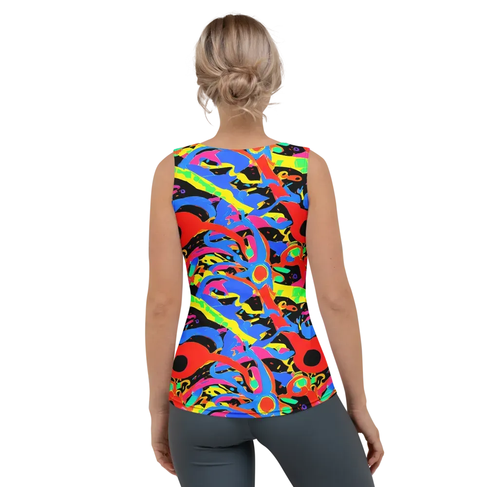 Orbit Opus on Women's Tank Top — Back