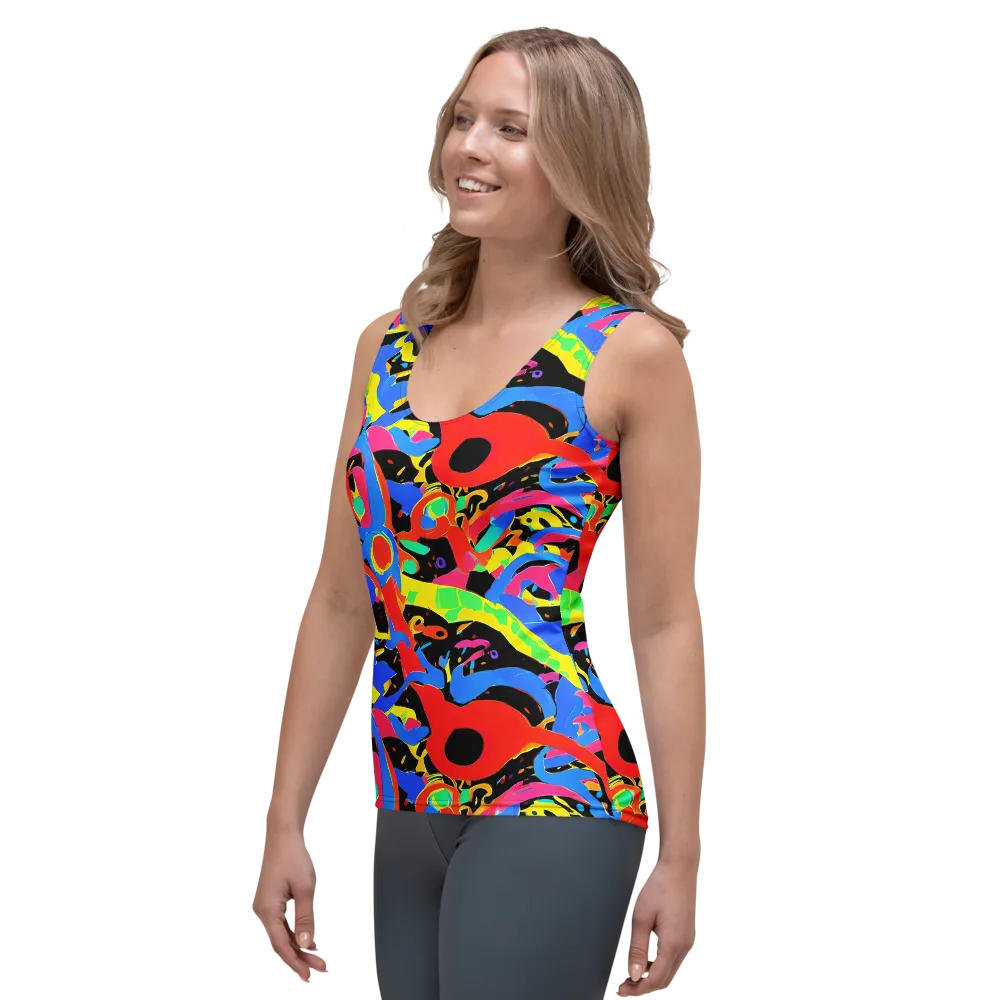 Orbit Opus on Women's Tank Top — Left Front