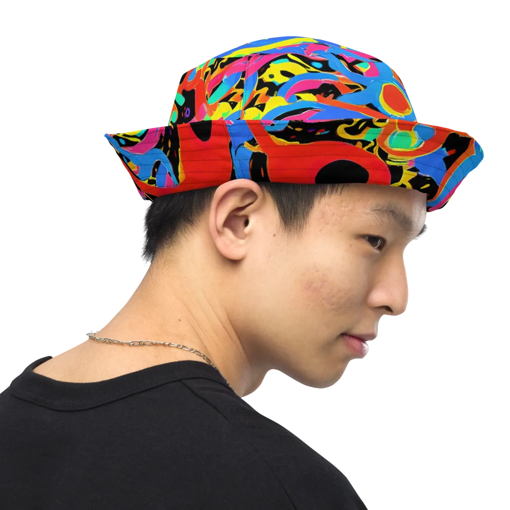 Orbit Opus on Reversible Bucket Hat — Right Outside