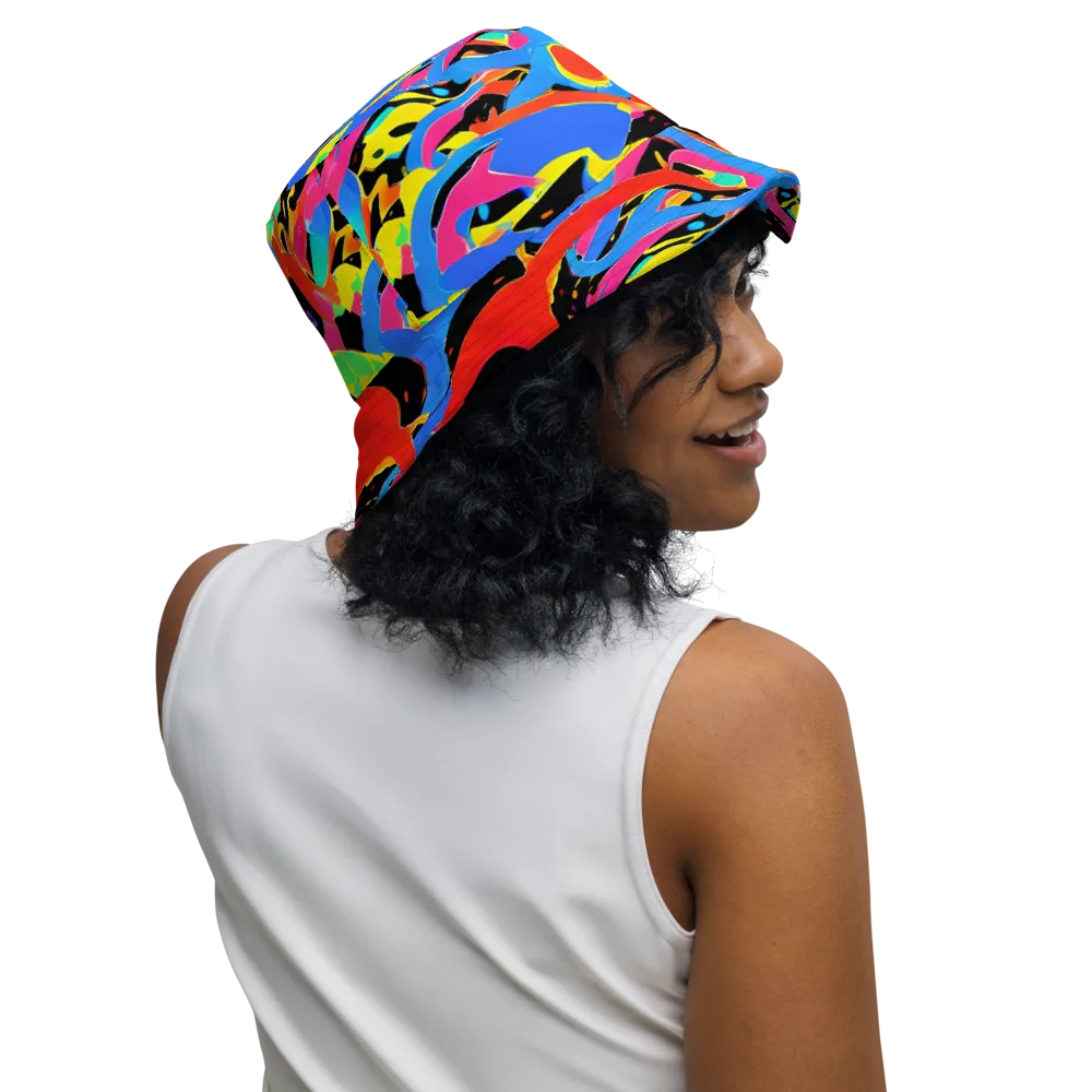 Orbit Opus on Reversible Bucket Hat — Right Outside
