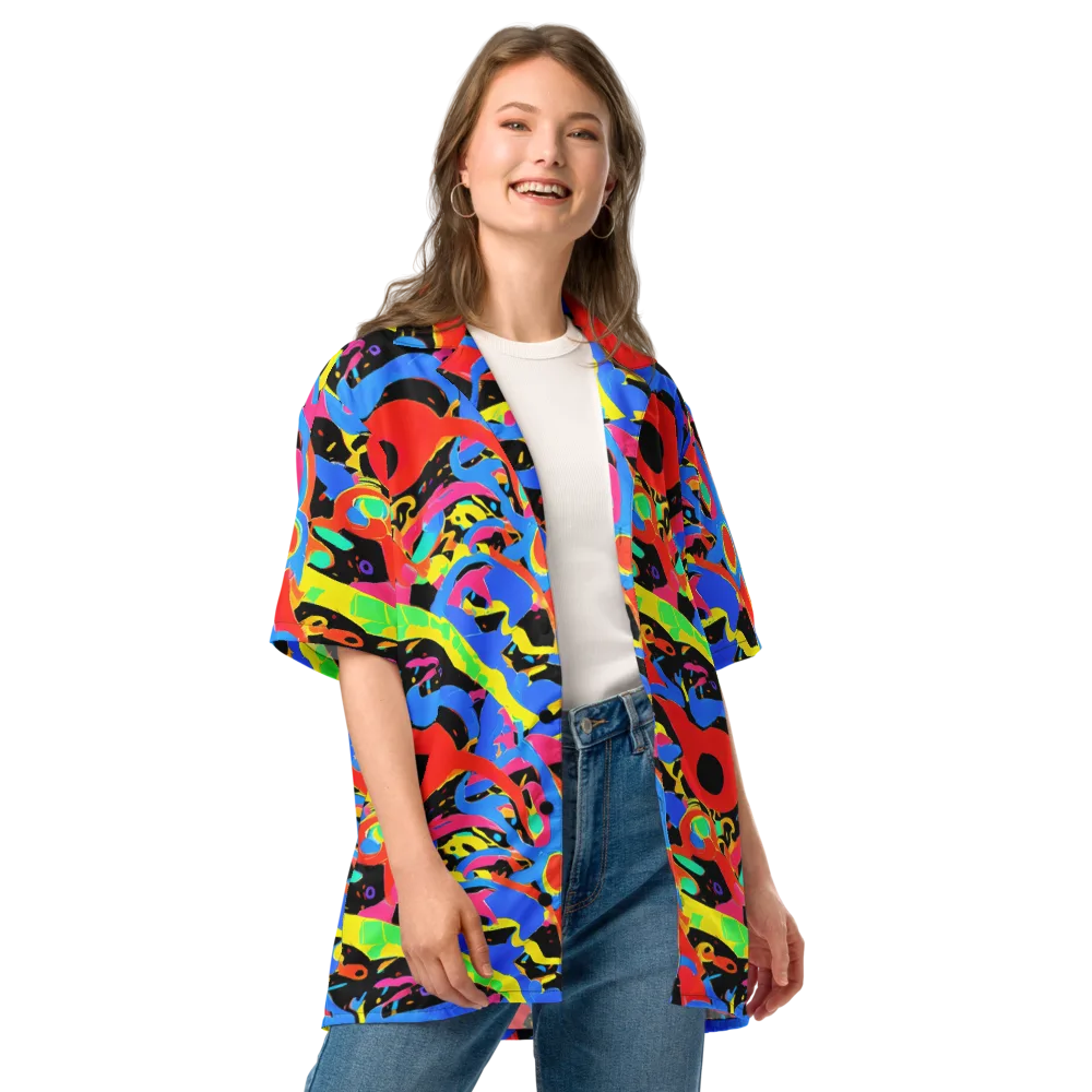 Orbit Opus on Button Shirt — Front