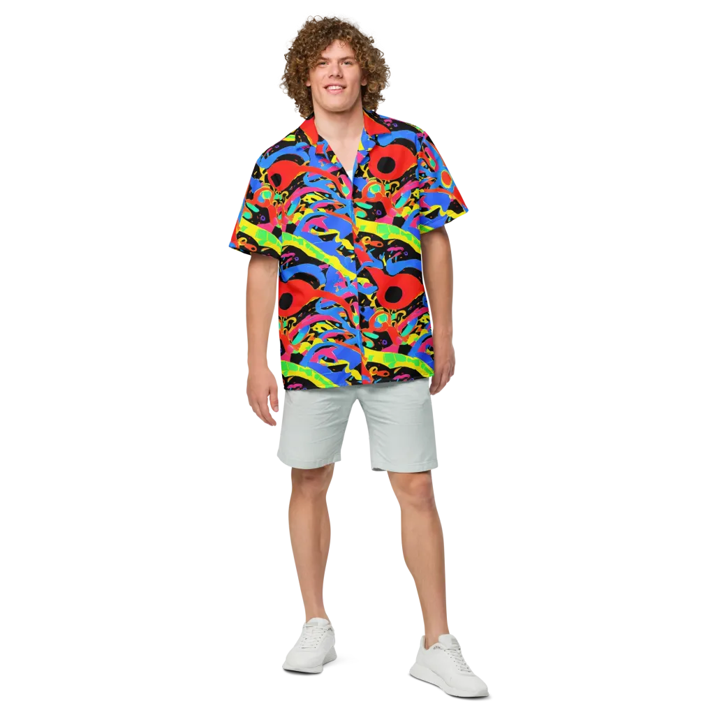Orbit Opus on Button Shirt — Front