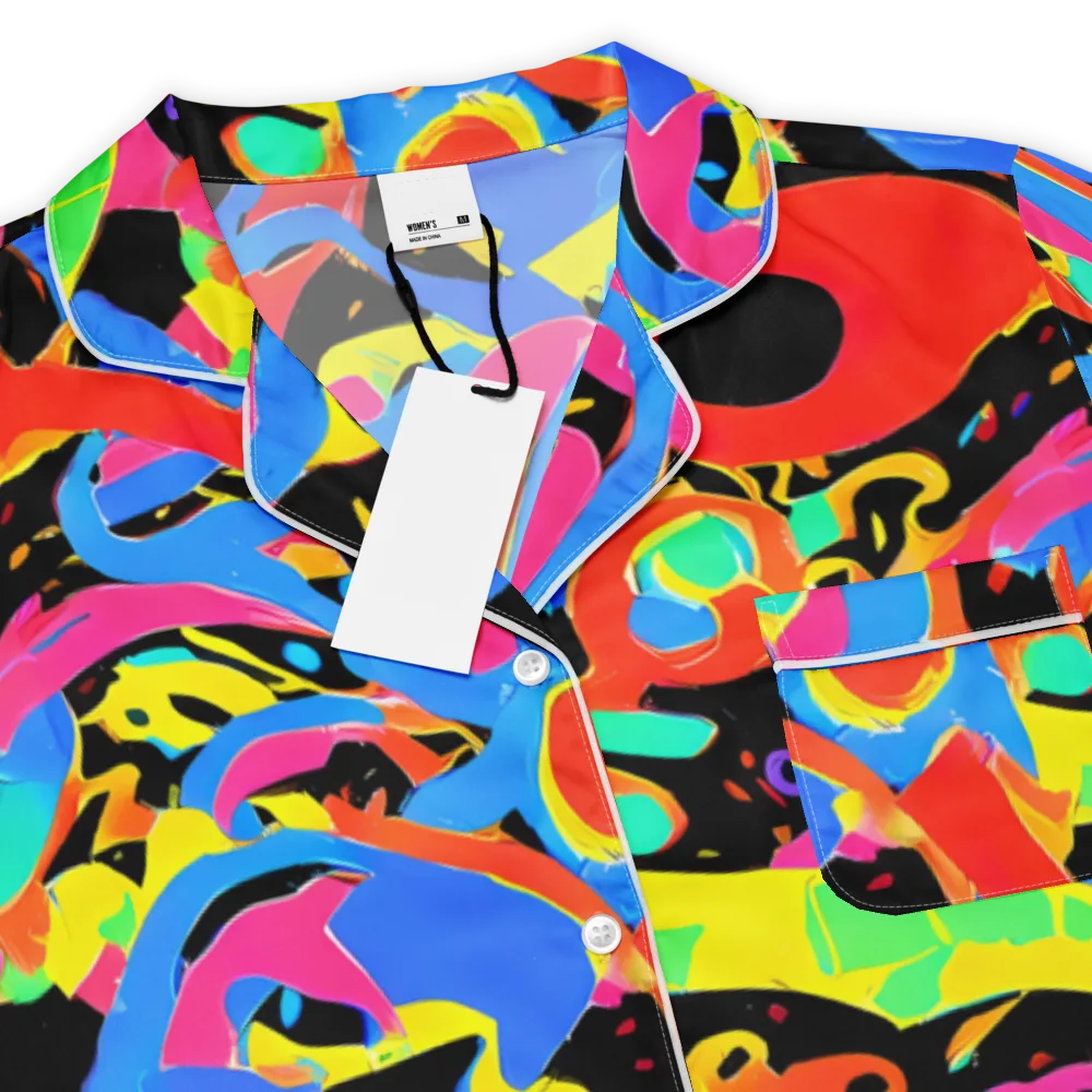 Orbit Opus on Women's Short Sleeve Pajama Top — Product details