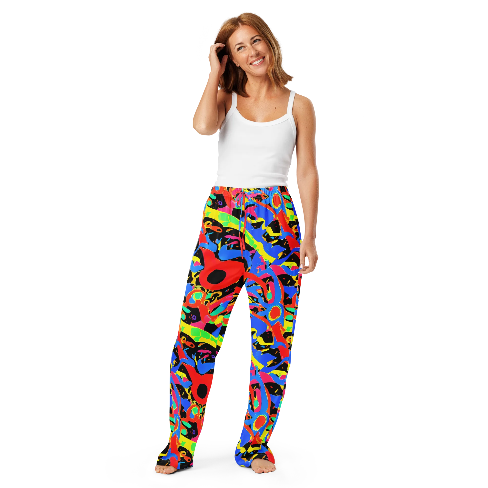 Orbit Opus on Women's Pajama Pants — Front