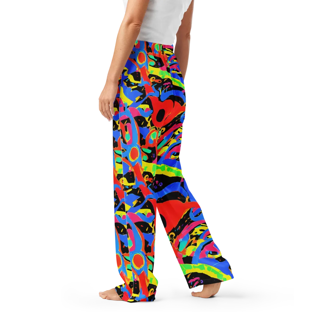 Orbit Opus on Women's Pajama Pants — Left