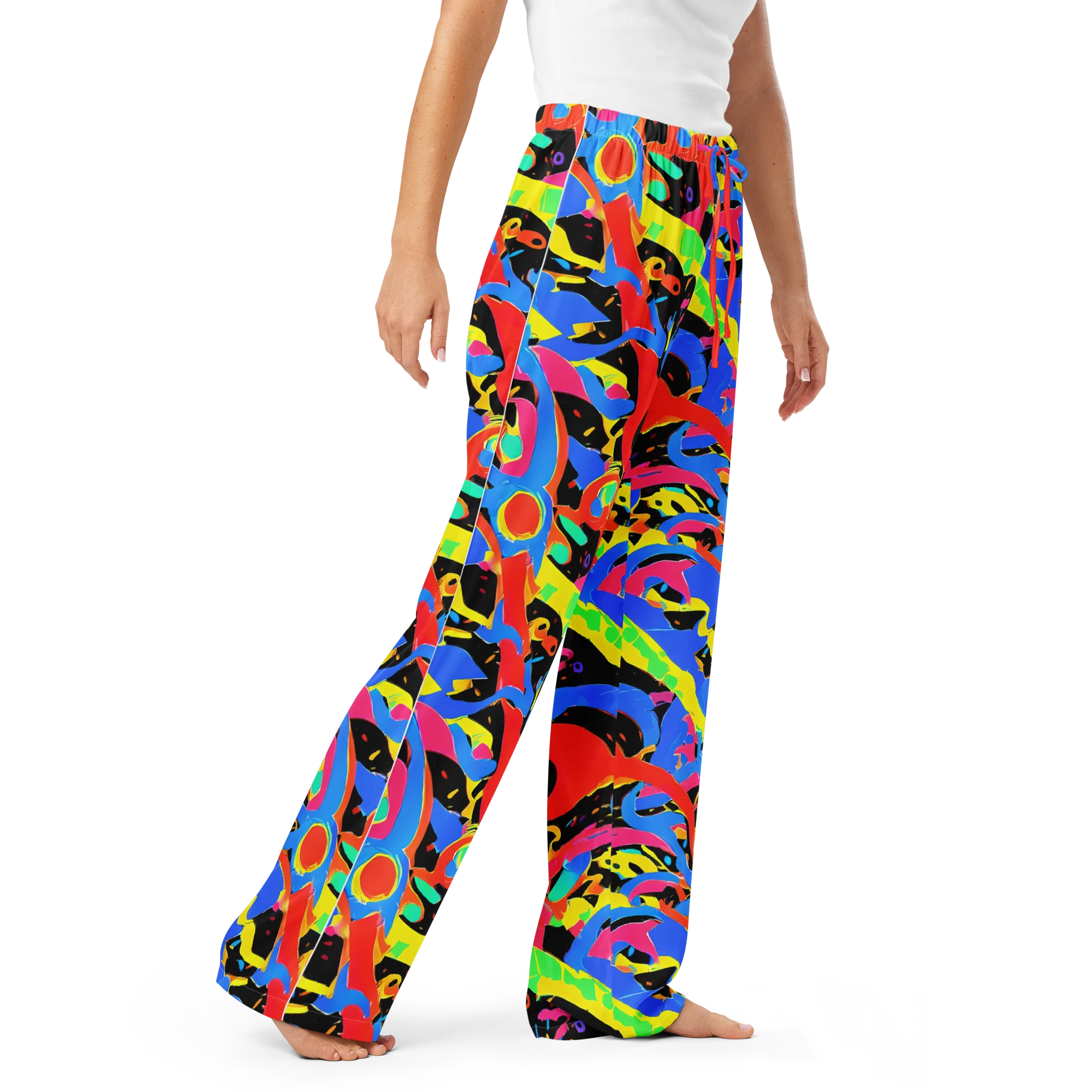 Orbit Opus on Women's Pajama Pants — Right Front