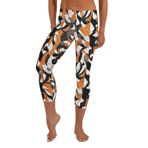 Ember Facet on a Capri Leggings