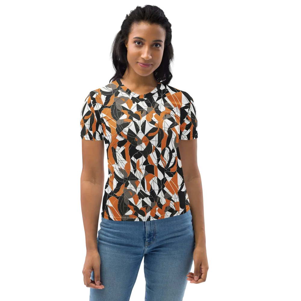Ember Facet on Women's Crew Neck T-Shirt — Front