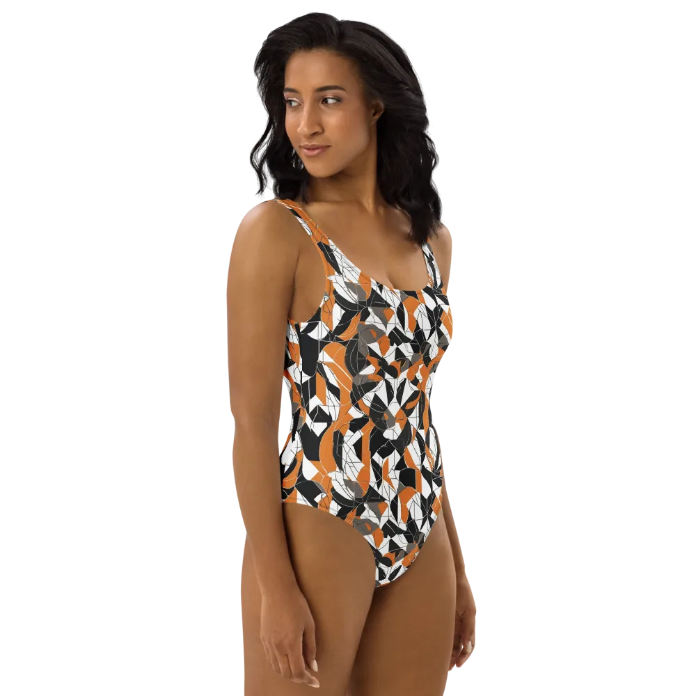 Ember Facet on One-Piece Swimsuit — Right