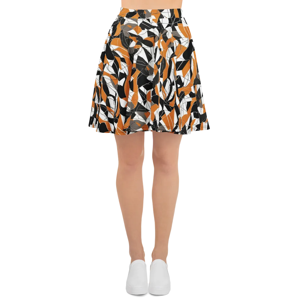 Ember Facet on Skater Skirt — Front