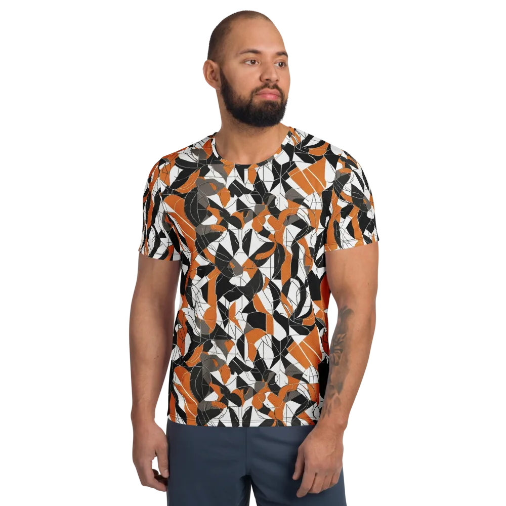 Ember Facet on Men's Athletic T-Shirt — Front