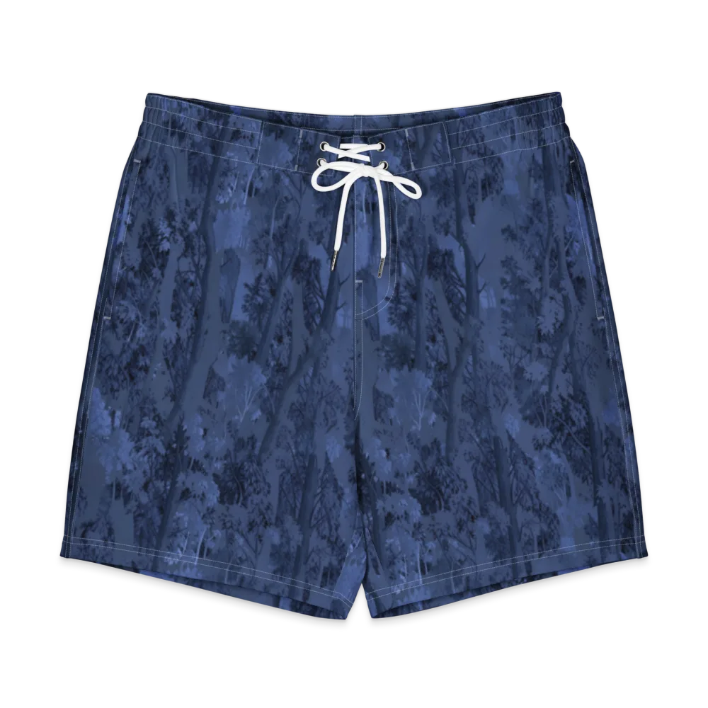Nocturne Grove on Men's Board Shorts — Front