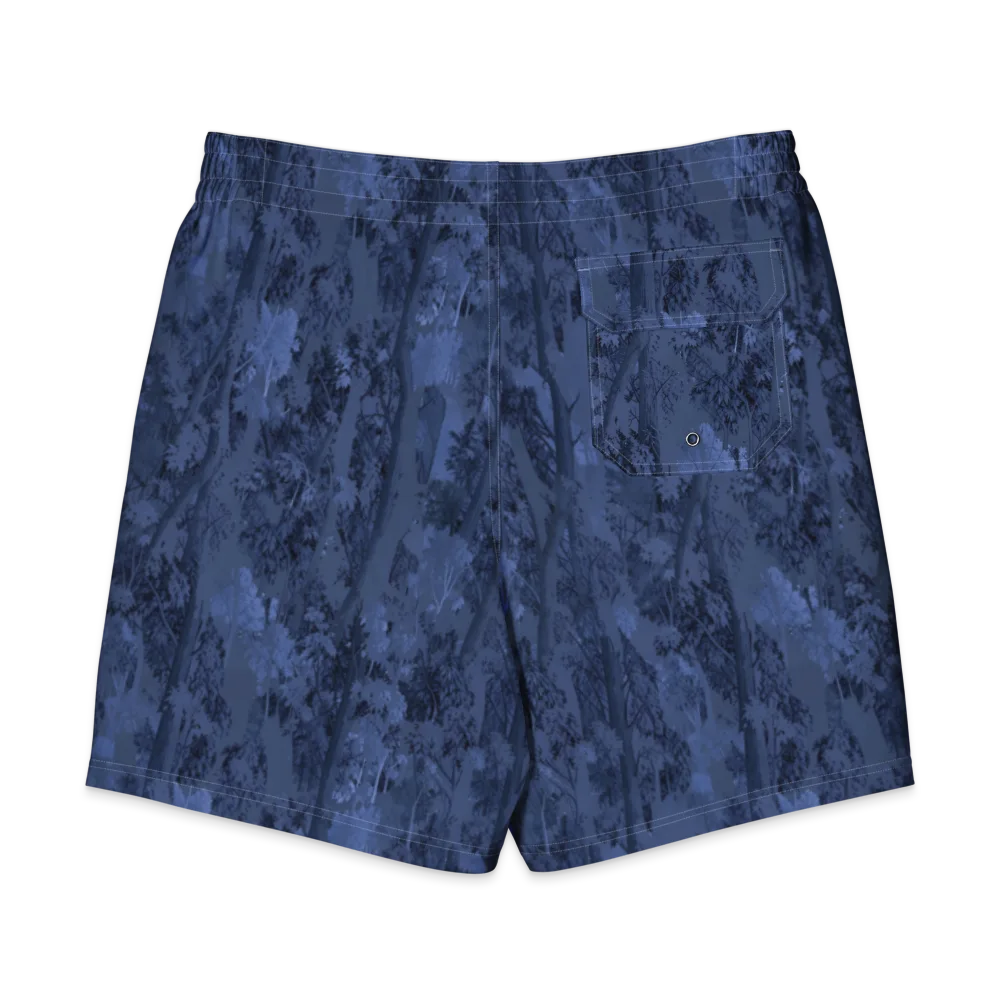 Nocturne Grove on Men's Board Shorts — Back