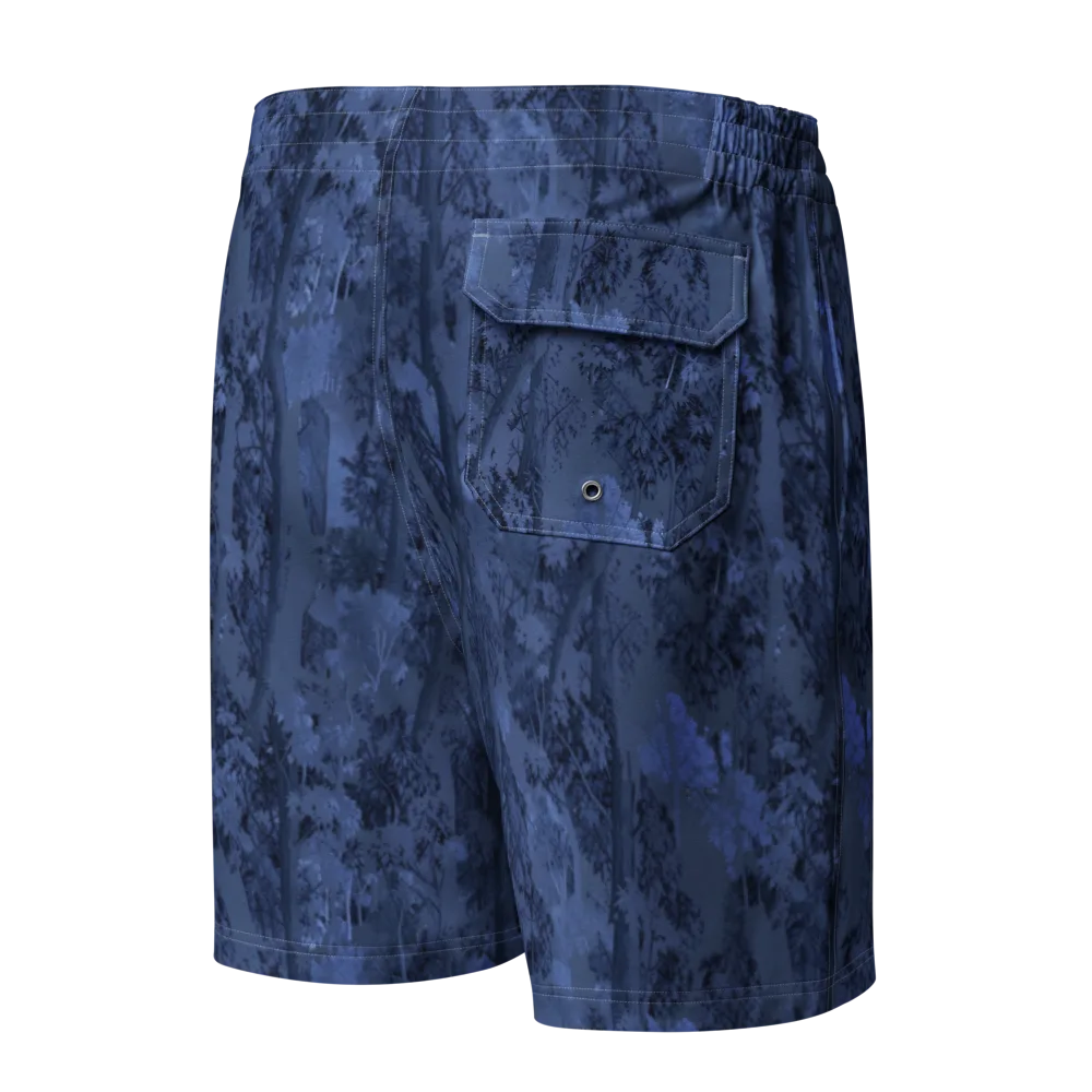 Nocturne Grove on Men's Board Shorts — Back
