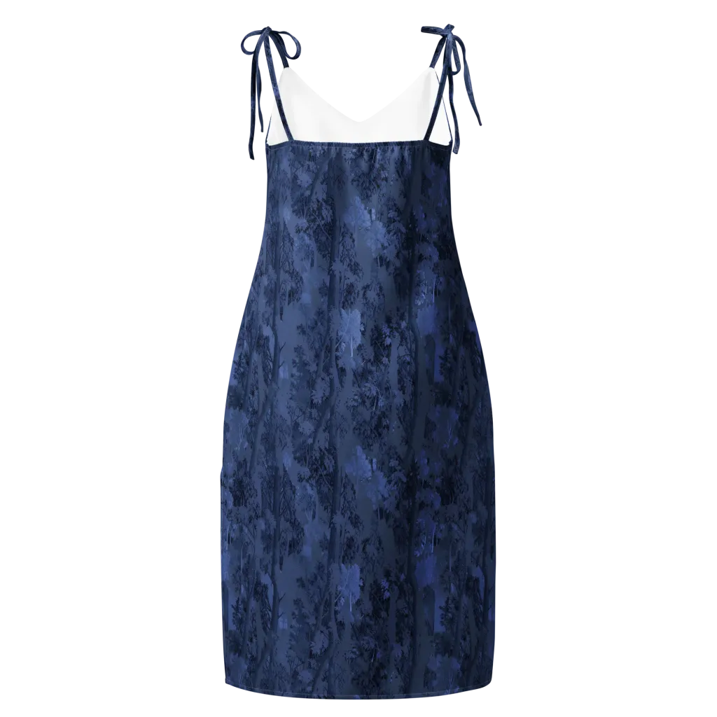 Nocturne Grove on Slip Dress — Back