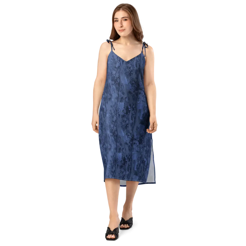 Nocturne Grove on Slip Dress — Front
