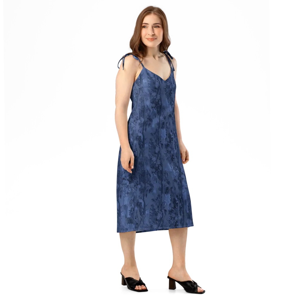 Nocturne Grove on Slip Dress — Right Front