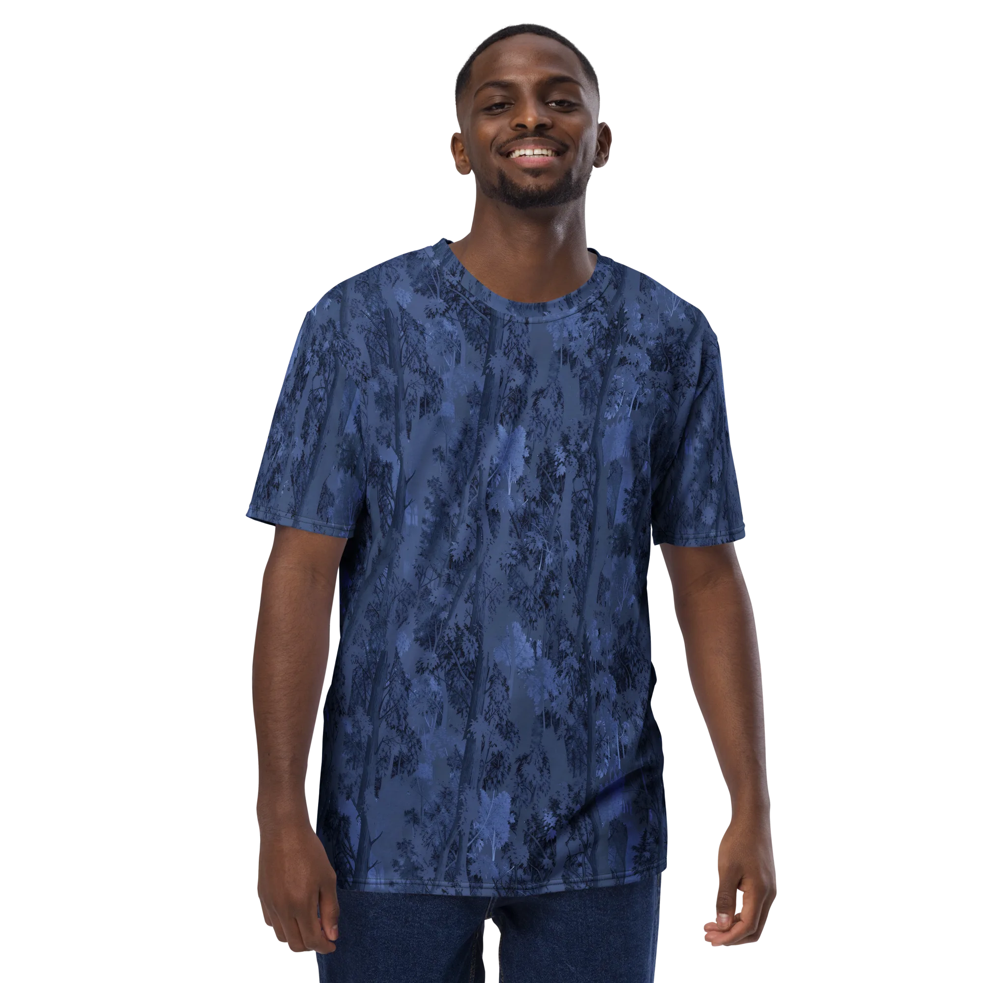 Nocturne Grove on Men's Crew Neck T-Shirt — Front