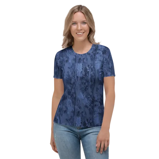 Nocturne Grove on a Women's Crew Neck T-Shirt