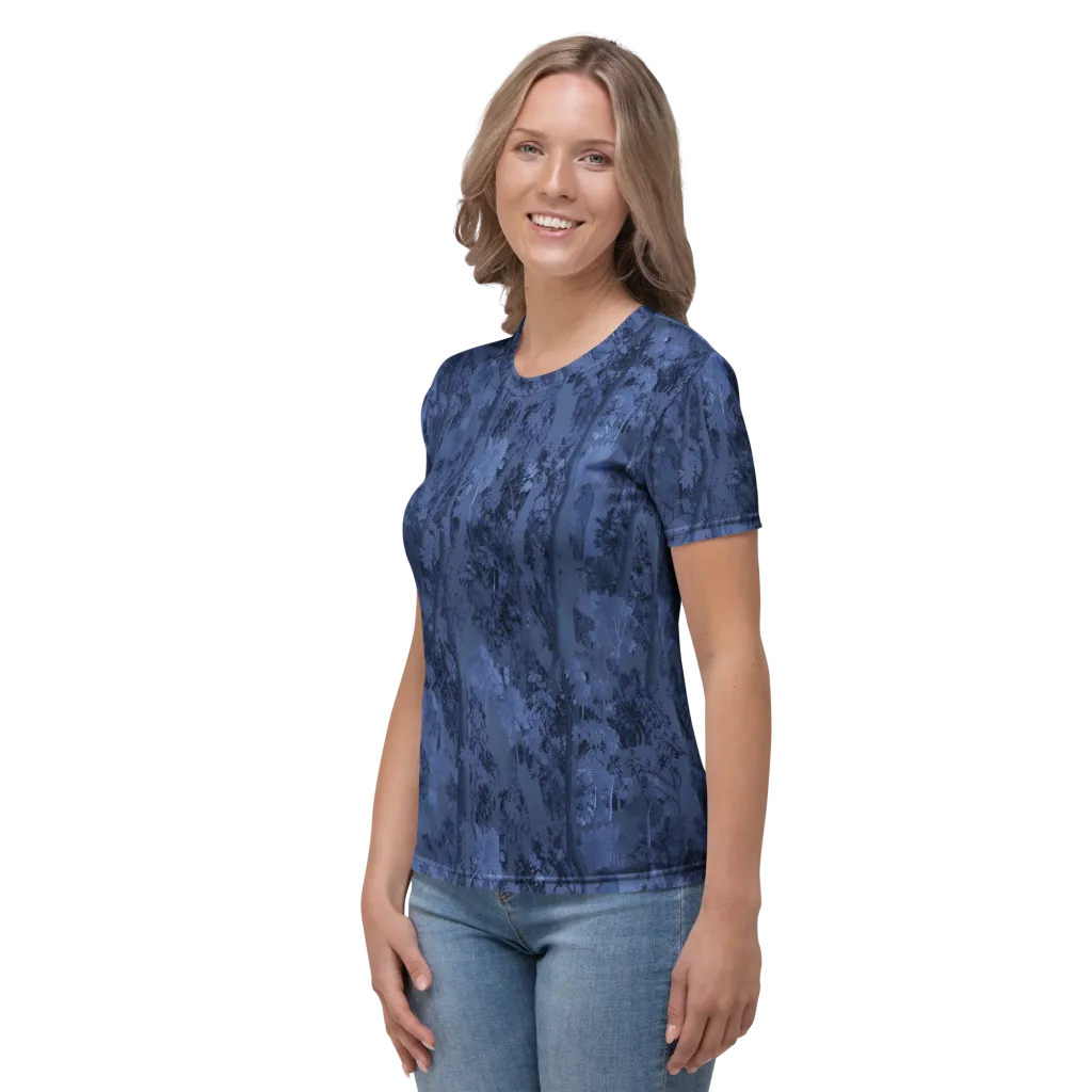 Nocturne Grove on Women's Crew Neck T-Shirt — Left