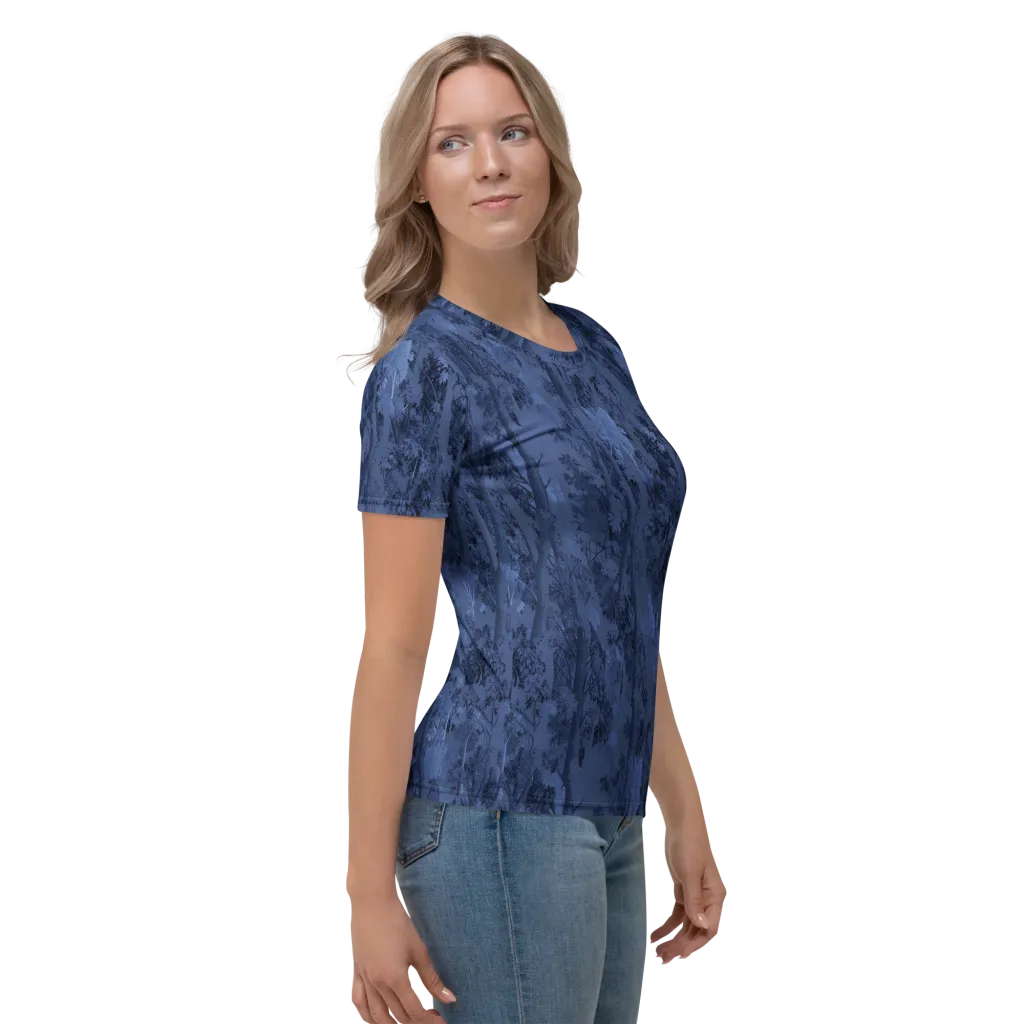 Nocturne Grove on Women's Crew Neck T-Shirt — Right