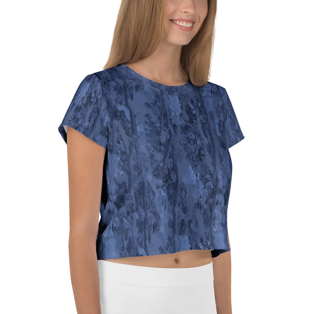 Nocturne Grove on Crop Tee — Right