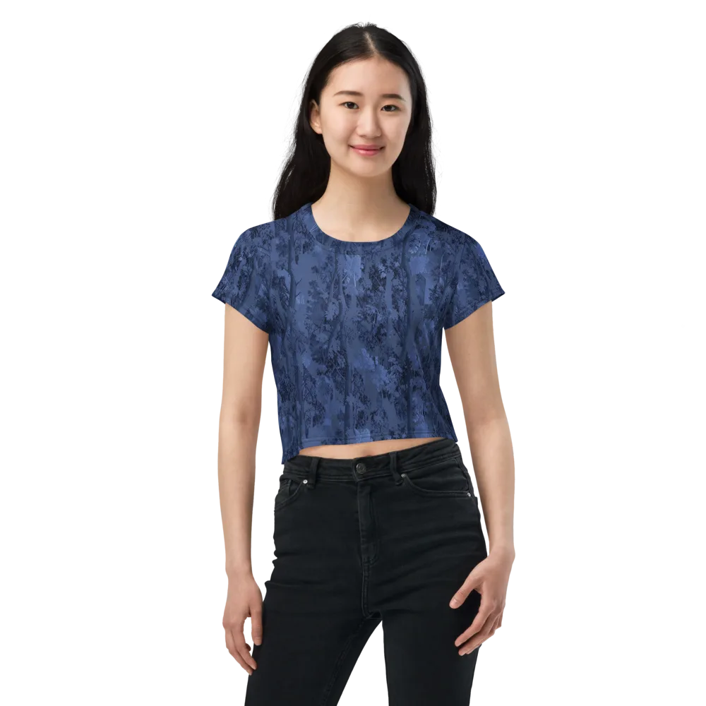 Nocturne Grove on Crop Tee — Front