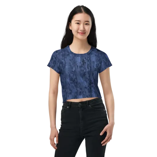 Nocturne Grove on a Crop Tee