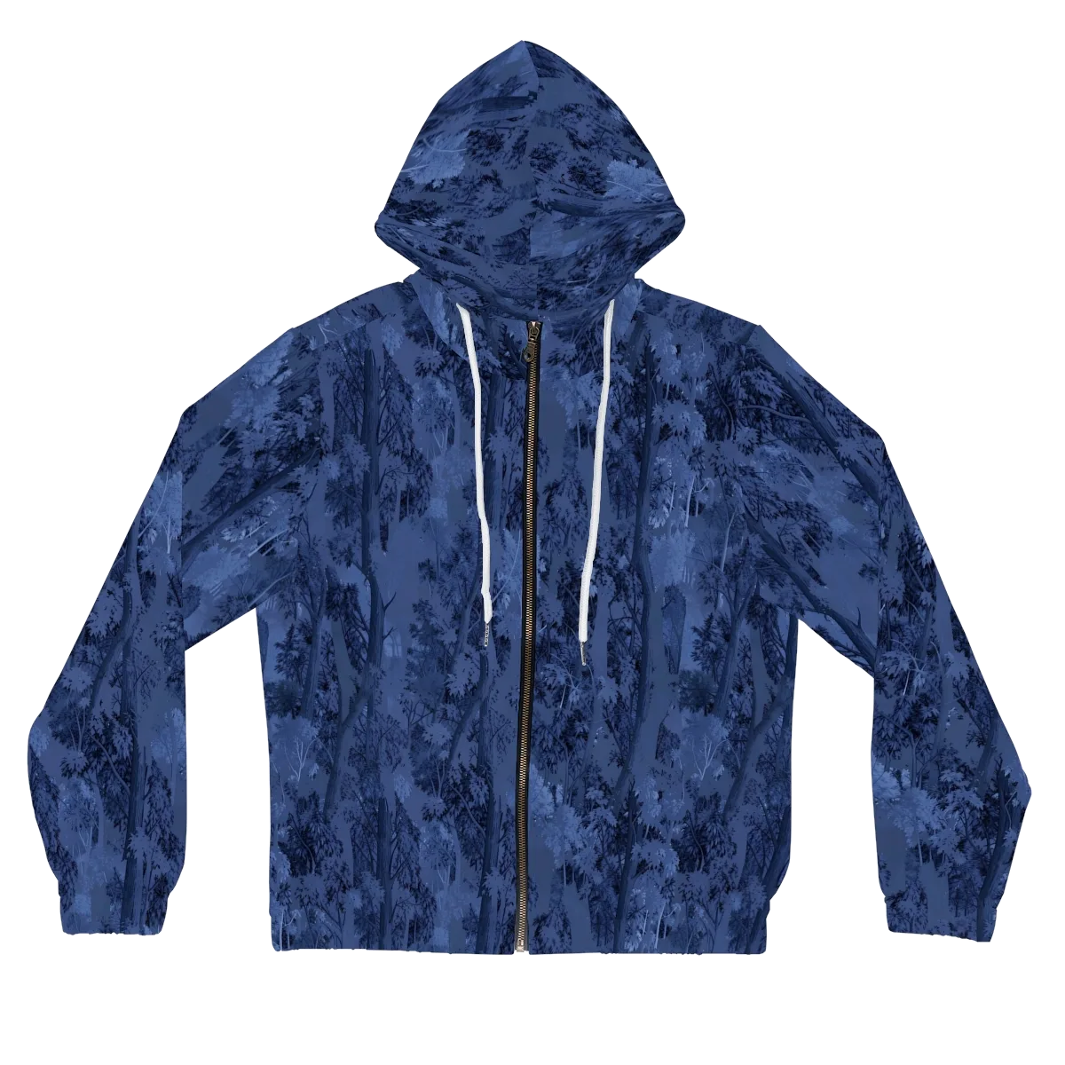 Nocturne Grove on Women's Full-Zip Hoodie — Front