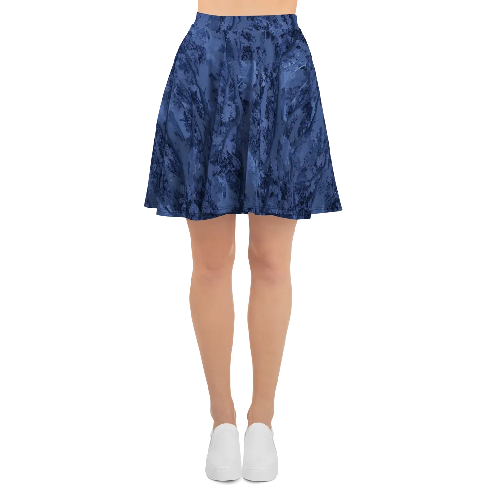 Nocturne Grove on Skater Skirt — Front