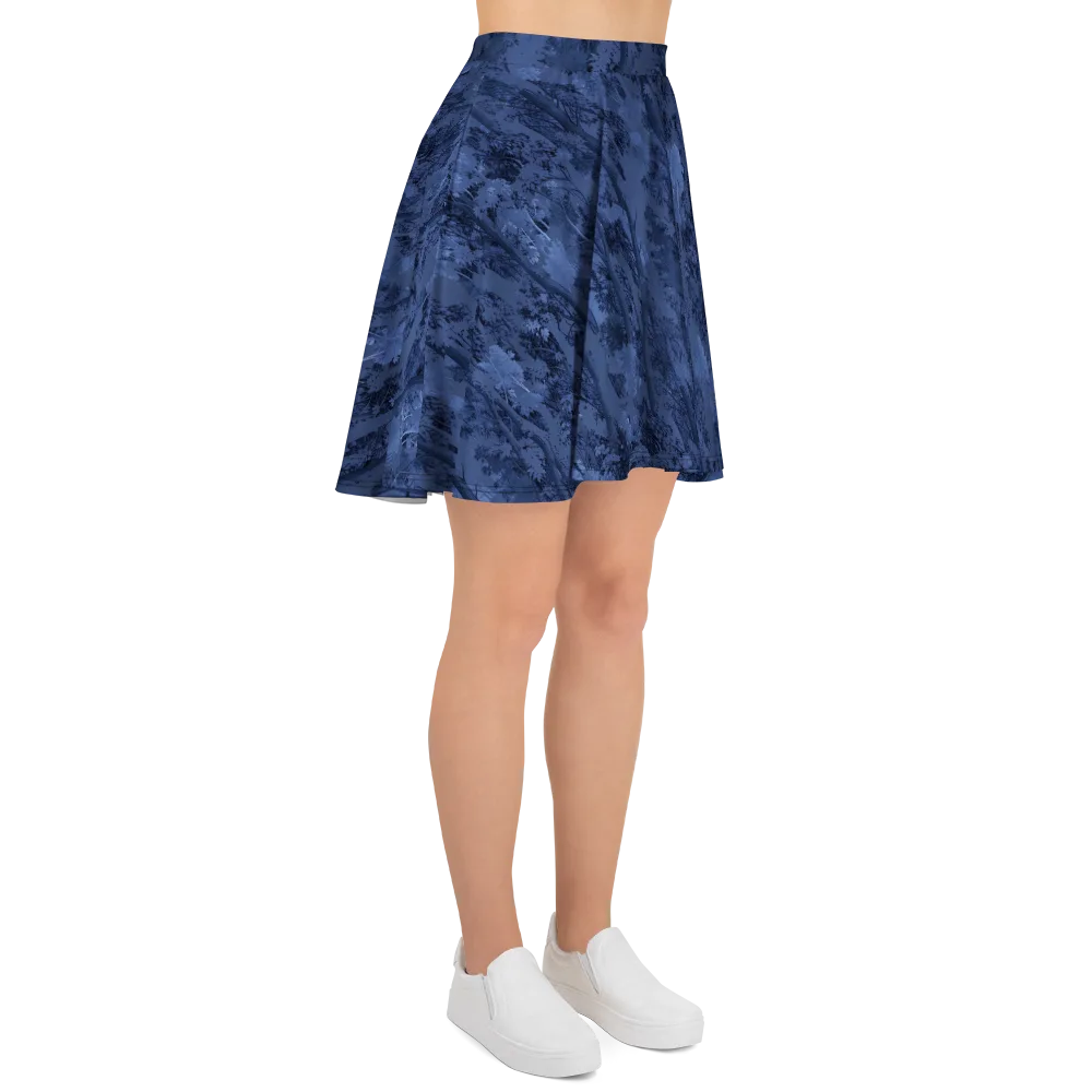 Nocturne Grove on Skater Skirt — Right