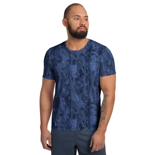 Nocturne Grove on a Men's Athletic T-Shirt