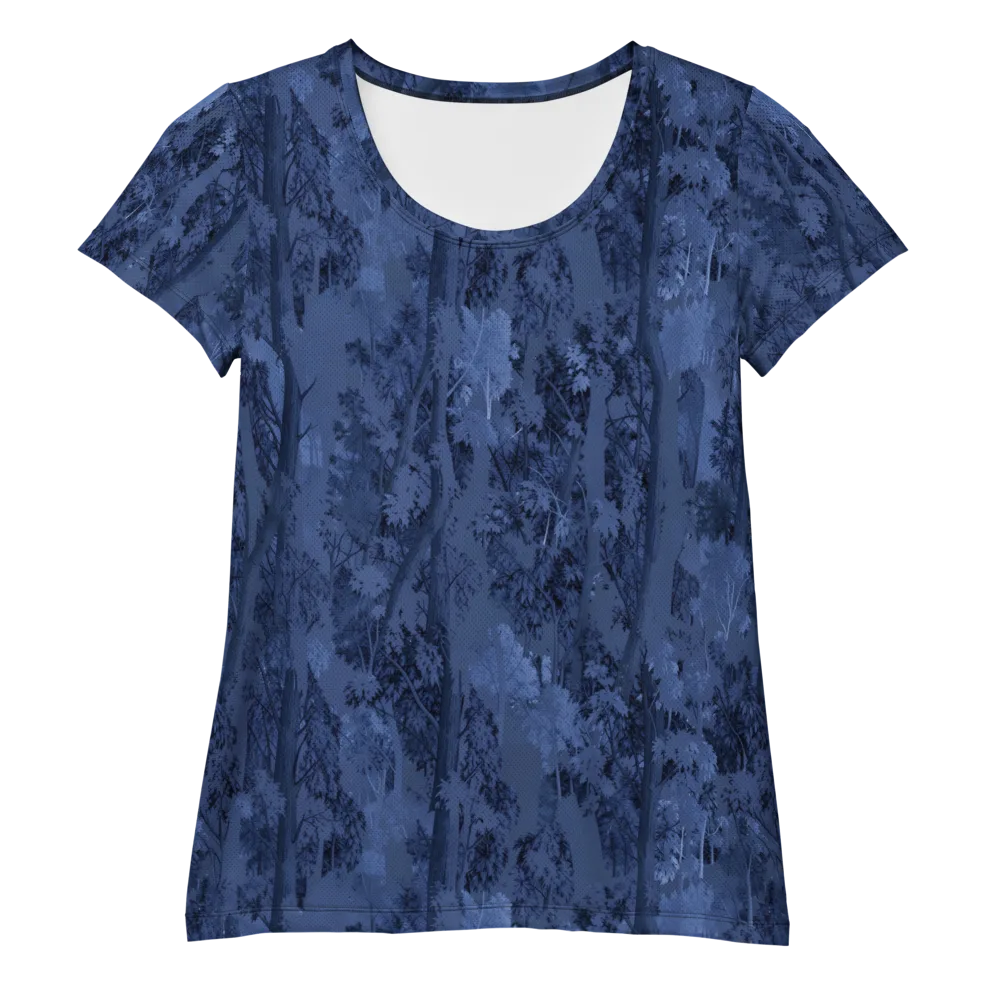 Nocturne Grove on Women's Athletic T-Shirt — Front