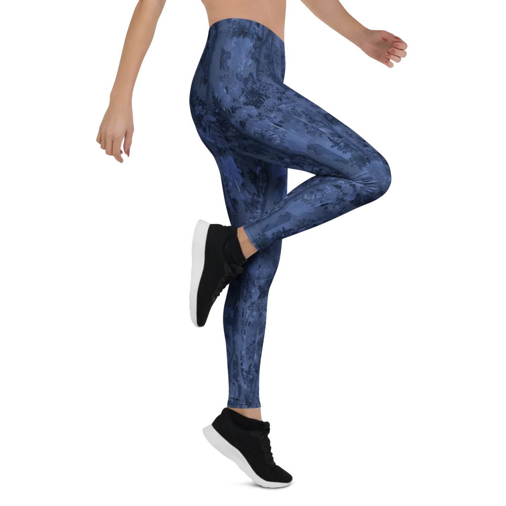 Nocturne Grove on Leggings — Right