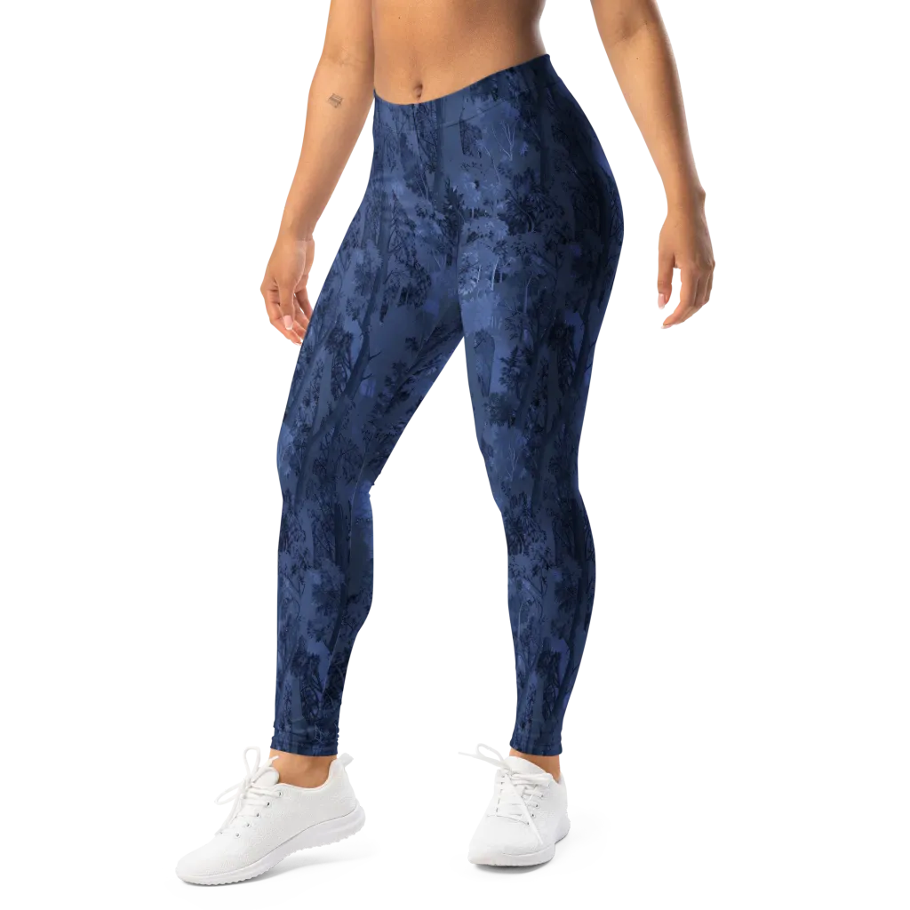 Nocturne Grove on Leggings — Left Front