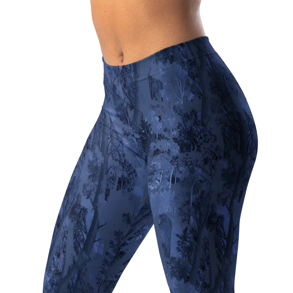 Nocturne Grove on Leggings — Left Front