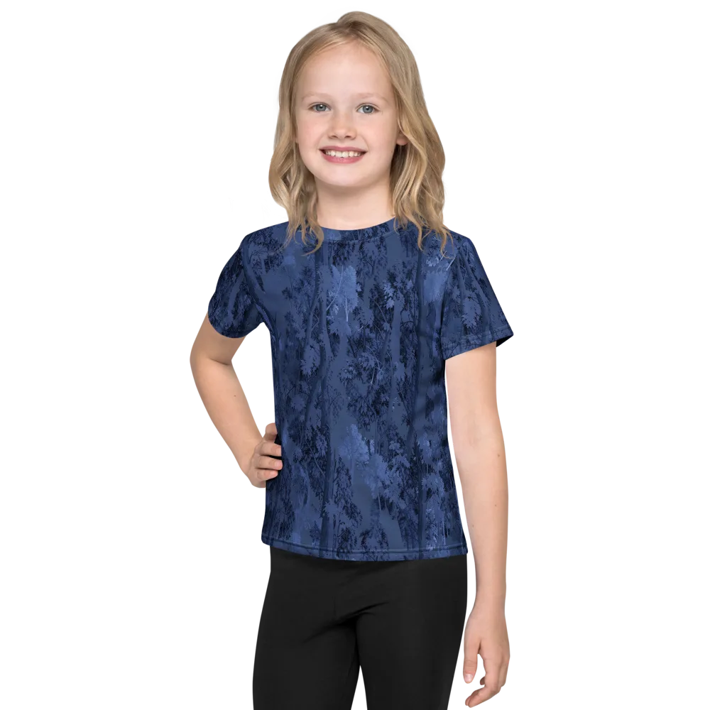 Nocturne Grove on Kids Crew Neck T-Shirt — Front