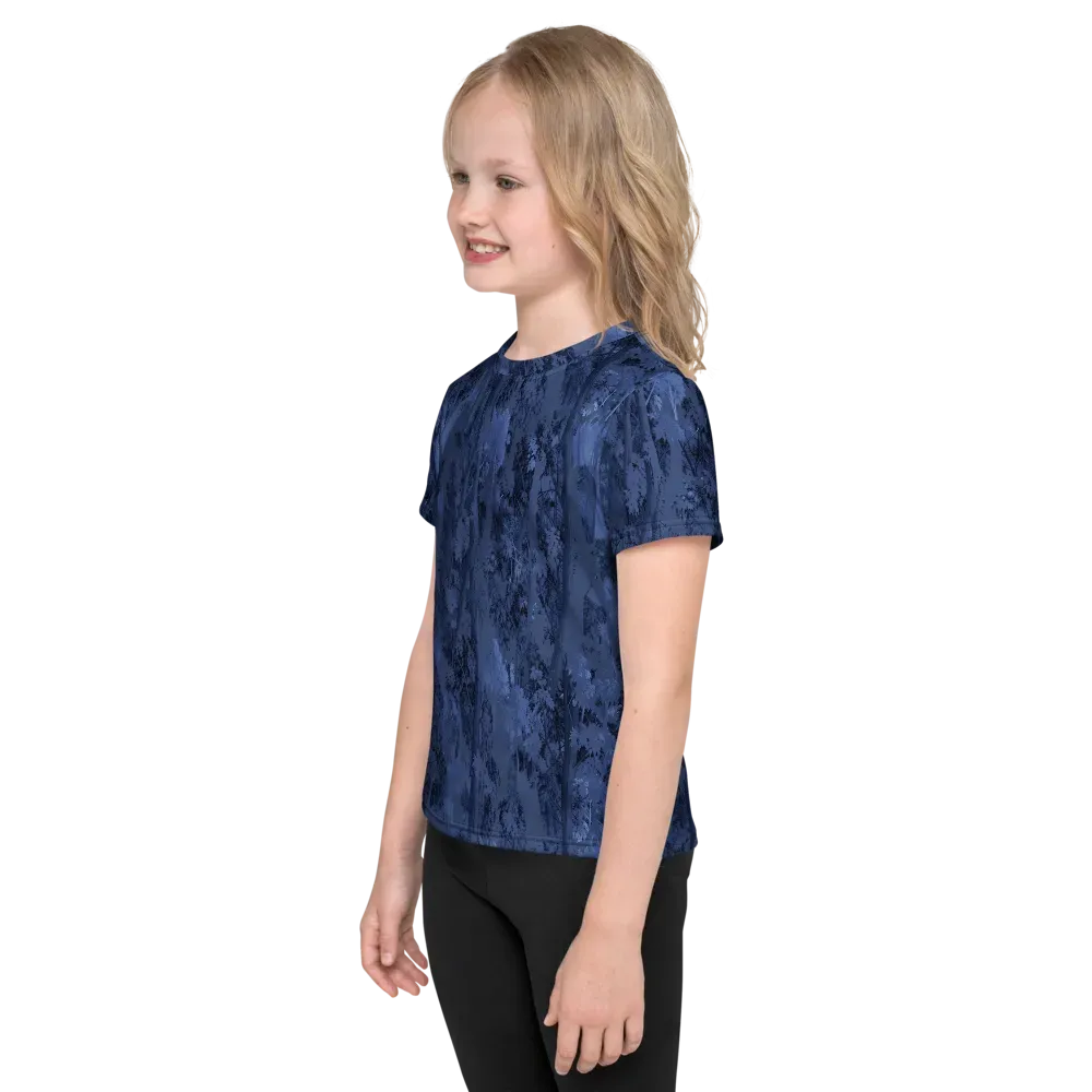 Nocturne Grove on Kids Crew Neck T-Shirt — Left