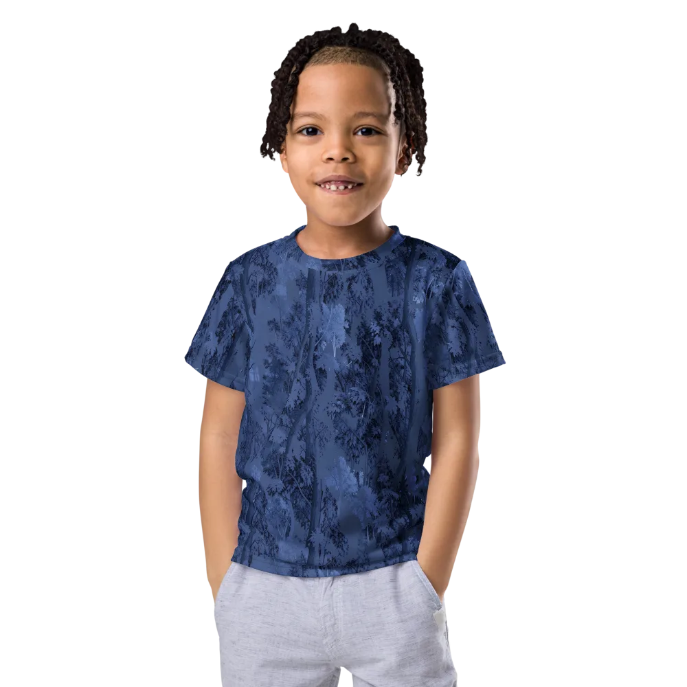 Nocturne Grove on Kids Crew Neck T-Shirt — Front