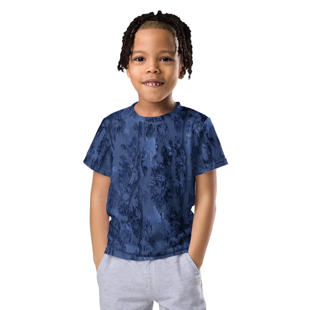 Nocturne Grove on Kids Crew Neck T-Shirt — Front