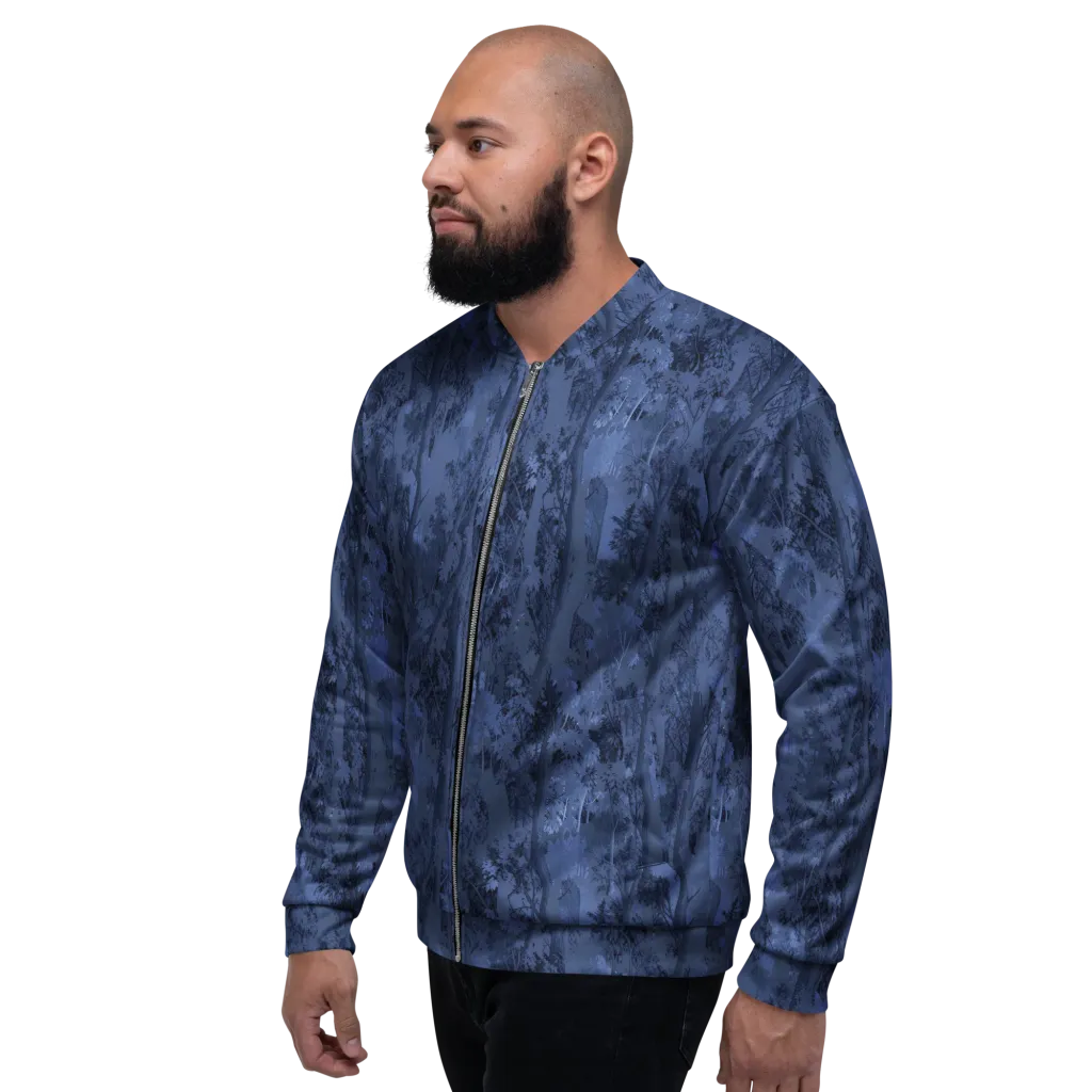 Nocturne Grove on Bomber Jacket — Left