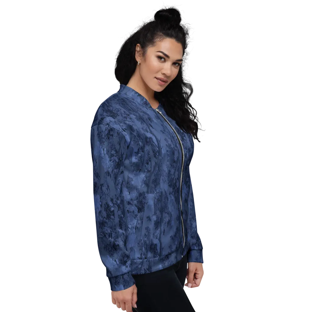 Nocturne Grove on Bomber Jacket — Right