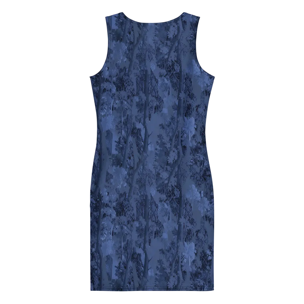 Nocturne Grove on Bodycon Dress — Back